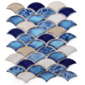 Dragon Scale Blue - porcelain tile